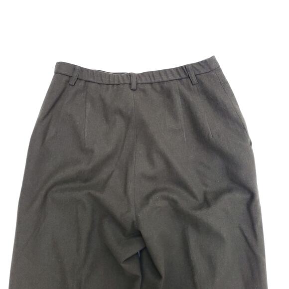 Pendelton Army Olive Green Wool Pants Lined Front Pleat Belt Loops Sz 10 - Picture 10 of 11